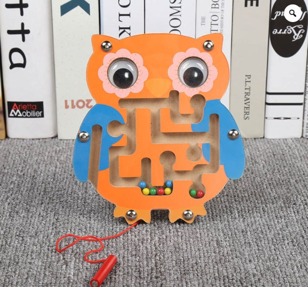 Wooden Magnetic Maze Toy