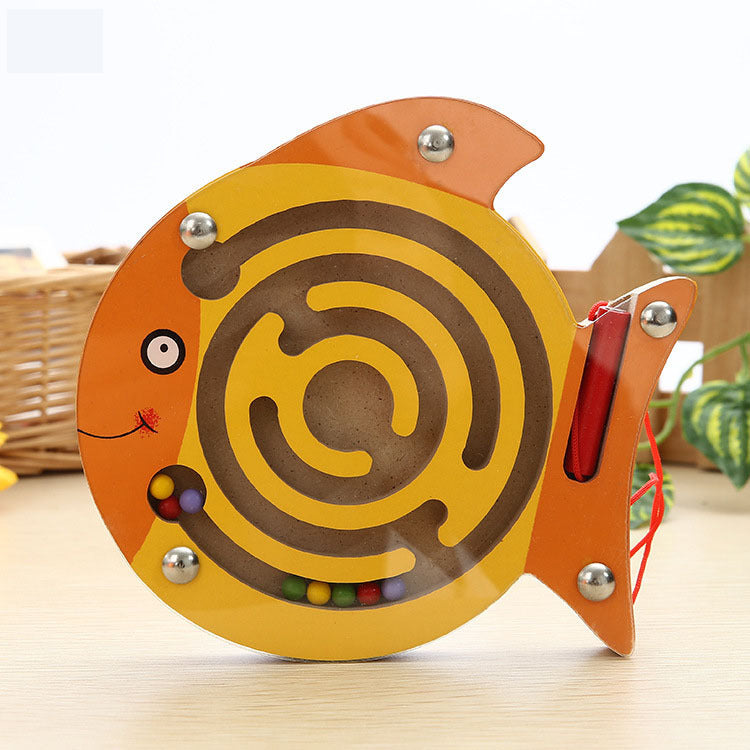 Wooden Magnetic Maze Toy