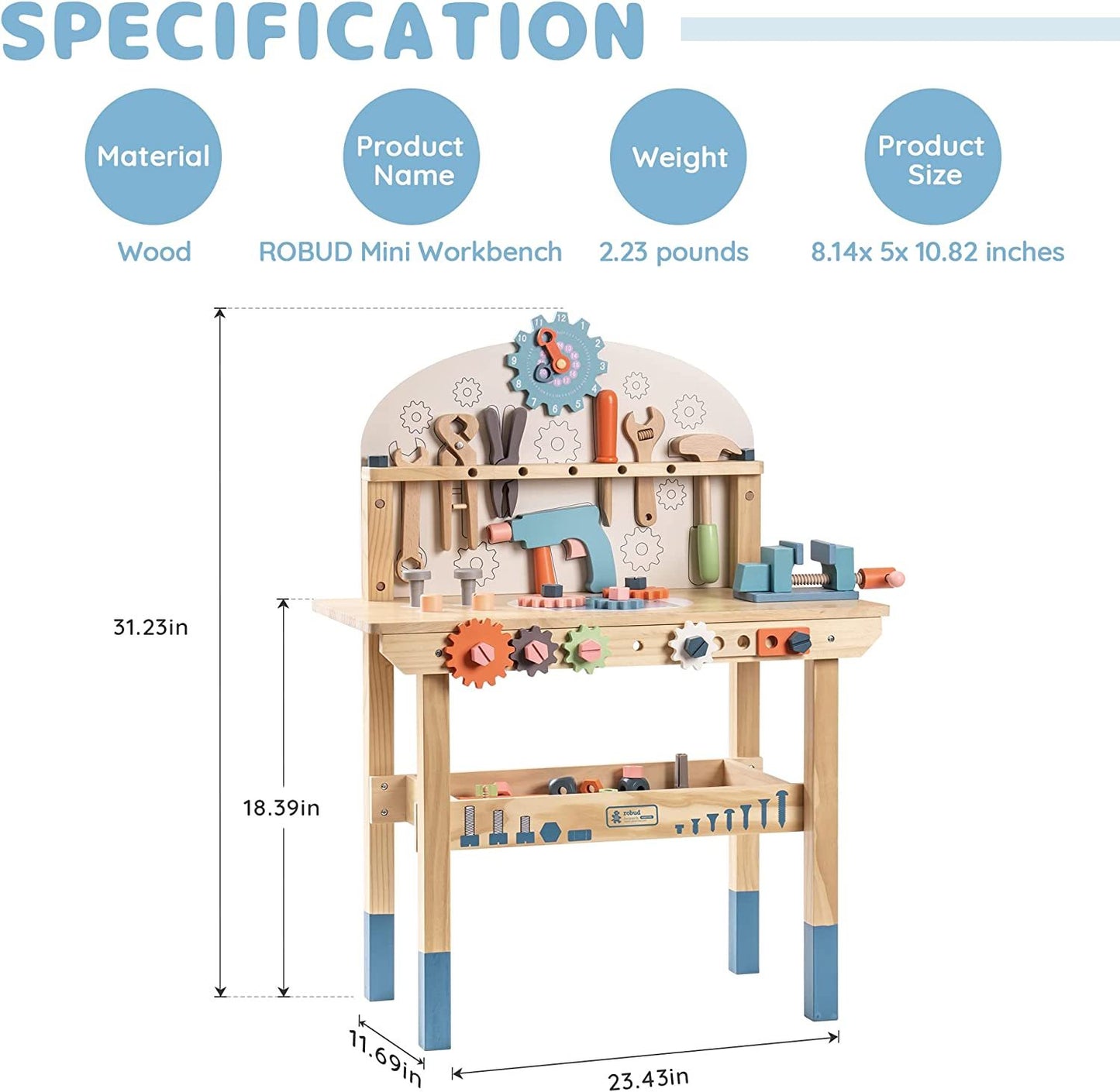 Bench Play Set WorkshopToy