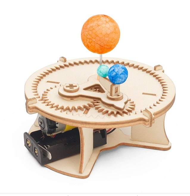 Wood Solar System Globe Puzzle Toys For Kids