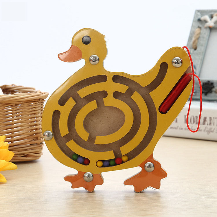 Wooden Magnetic Maze Toy