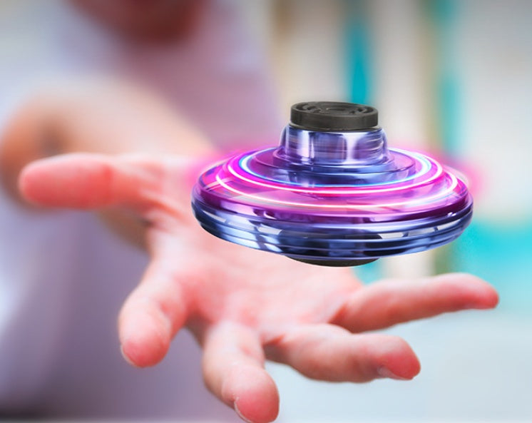 LED UFO Interactive Mini Fingertip Gyro