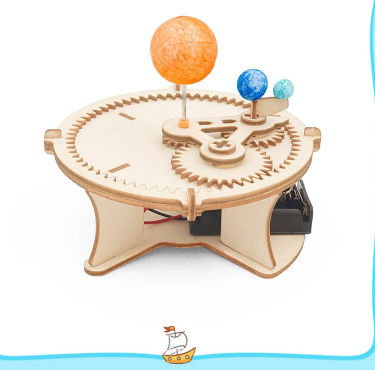 Wood Solar System Globe Puzzle Toys For Kids