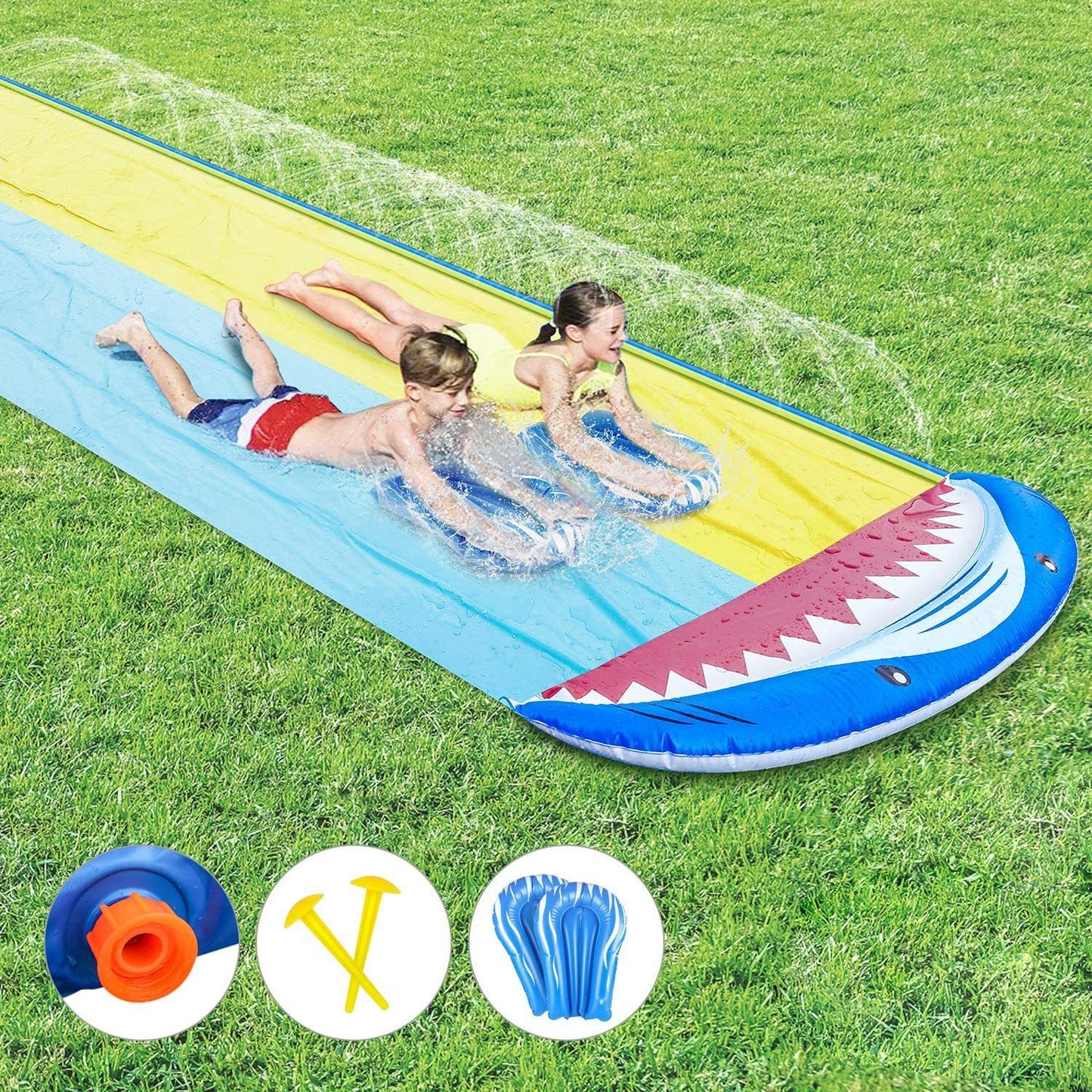 Outdoor Lawn Water Spray Toys Slide