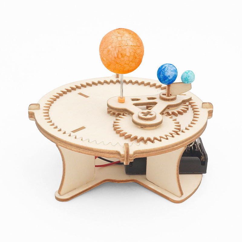 Wood Solar System Globe Puzzle Toys For Kids