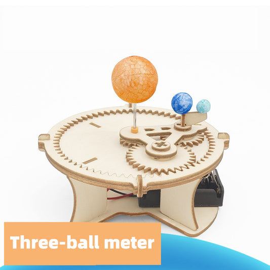 Wood Solar System Globe Puzzle Toys For Kids