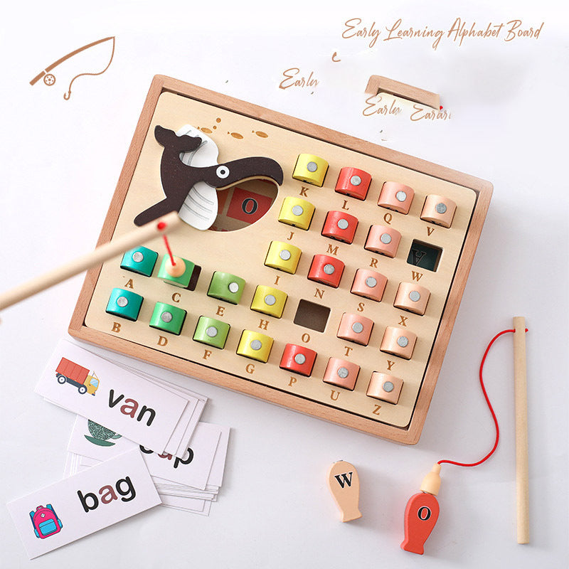 Wooden Fishing Puzzle Toy